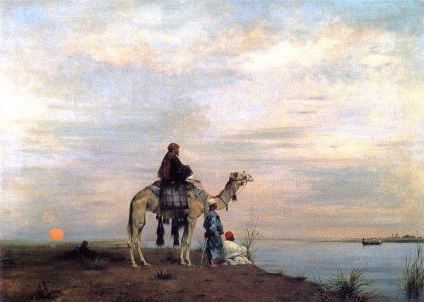 Waiting for the Ferry by Eugene Fromentin